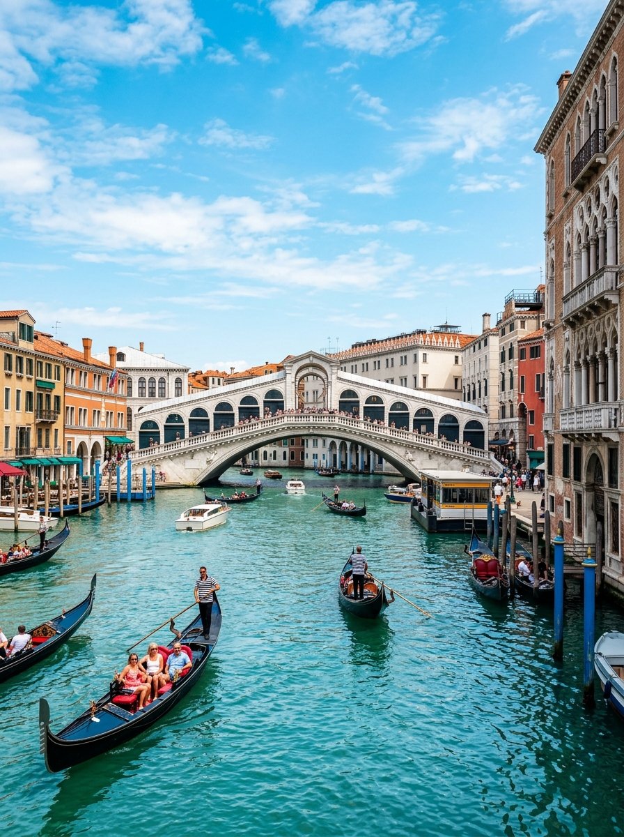 Venice canal gondola