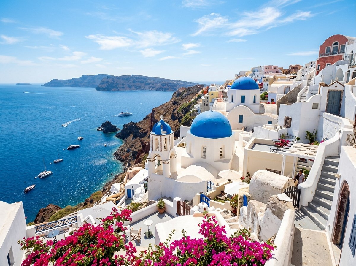 Scenic Mediterranean coastal destination with premium accommodation