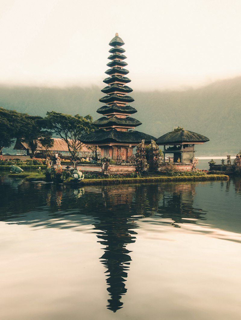 Balinese tropical road
