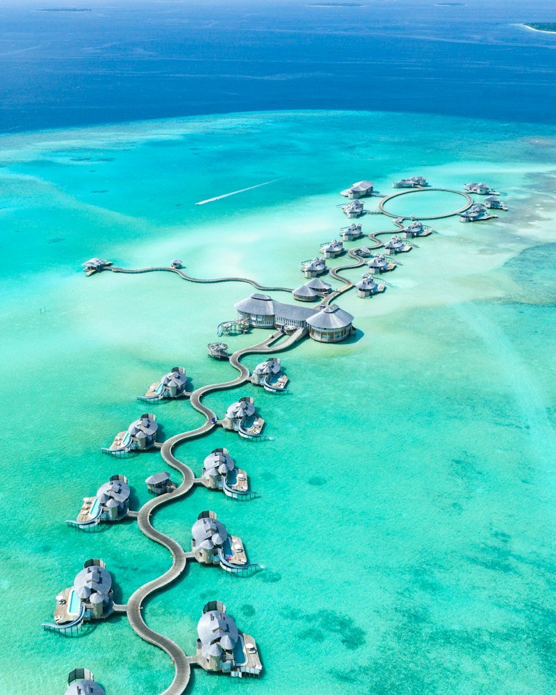 Overwater luxury villa