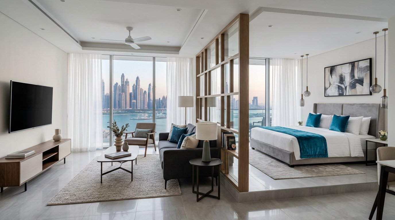 Suite Room T2 with separate living area and master bedroom